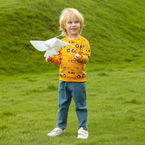 Image of GFQLONG Toddler Boy Sweatshirt 2T 3T 4T 5T Long Sleeve Shirts Boys Sweater | Cotton Dinosaur Cartoon Pullover Crewneck Sweatshirt,Toddler Boy Sweaters Tops,Kids Fall Winter Clothes