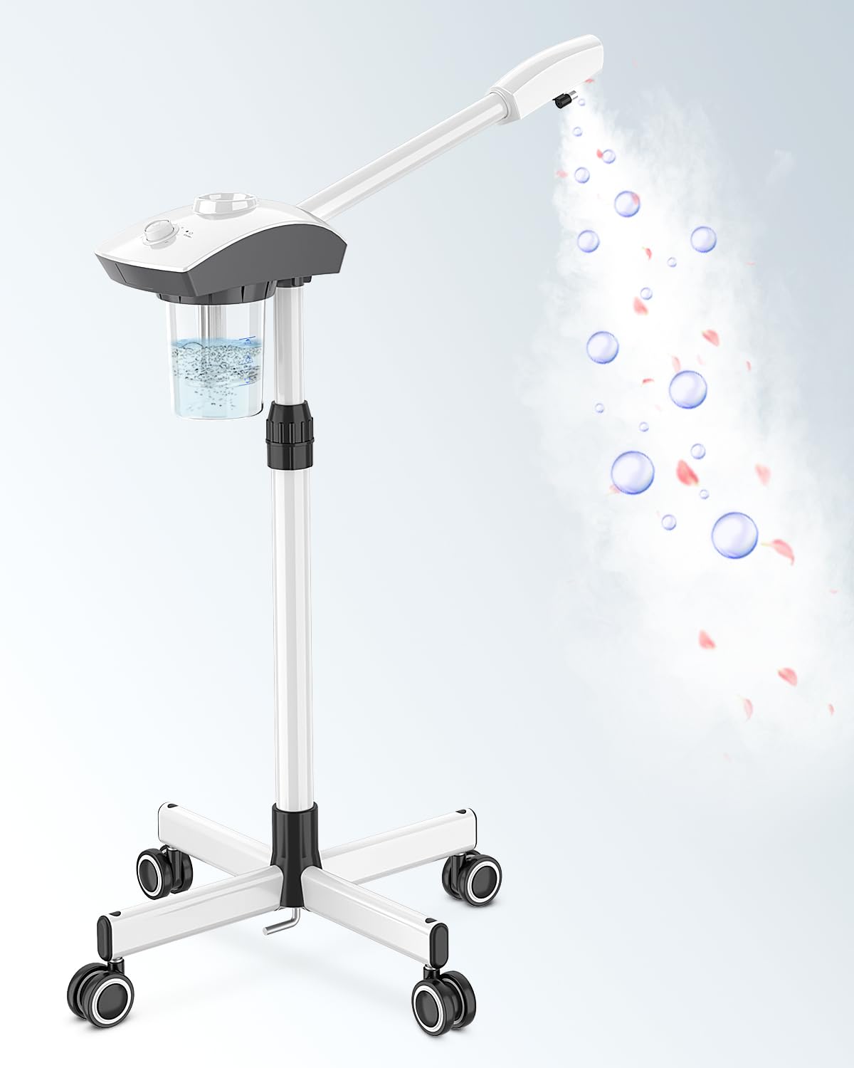 Photo 1 of [DIRTY] Kingsteam Professional Ozone Nano-Ionic Facial Steamer | Deep Cleansing Hydrating | Salon Home Spa Face Steamer | Pore Cleanser | 60-Min Timer | 360° Swivel | Esthetician Favorite Tool,White