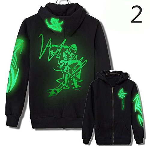 Euow Halloween Fashion Luminous Hoodies Skeleton