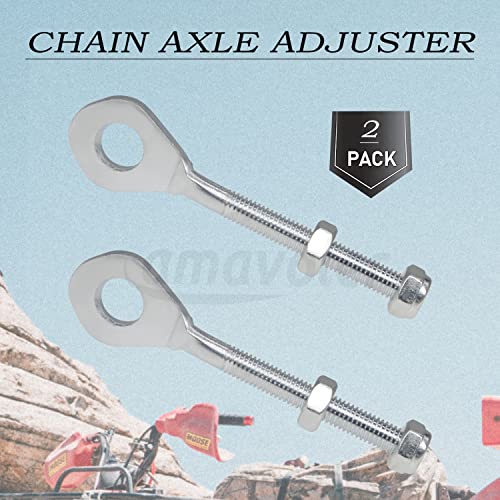 Chain Axle Adjuster 0.4" Dirt Bike Accessories Fit For Taotao 50Cc 70Cc 90Cc 110Cc 125Cc 250Cc Atv Quad Dirt Bike. 2 Pcs. #TOP2