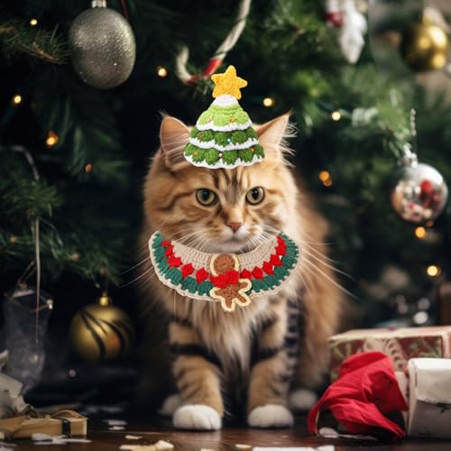 Disfraz Navidad para perros y gatos Geyoga 4 piezas miniatura 7