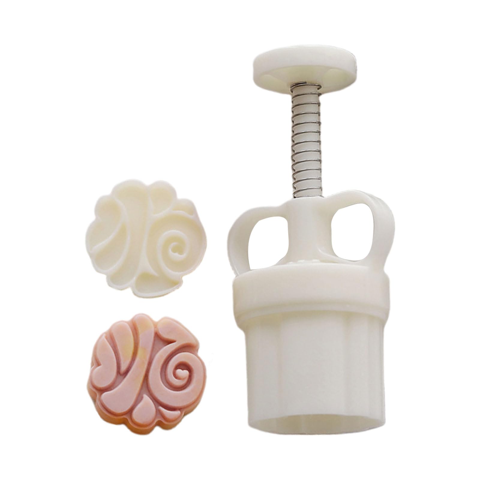 Hand Press Cakes Mold ABS Bean Pastes Cake Mold for Baking Enthusiasts Chinese New Year Pastries Bakewares