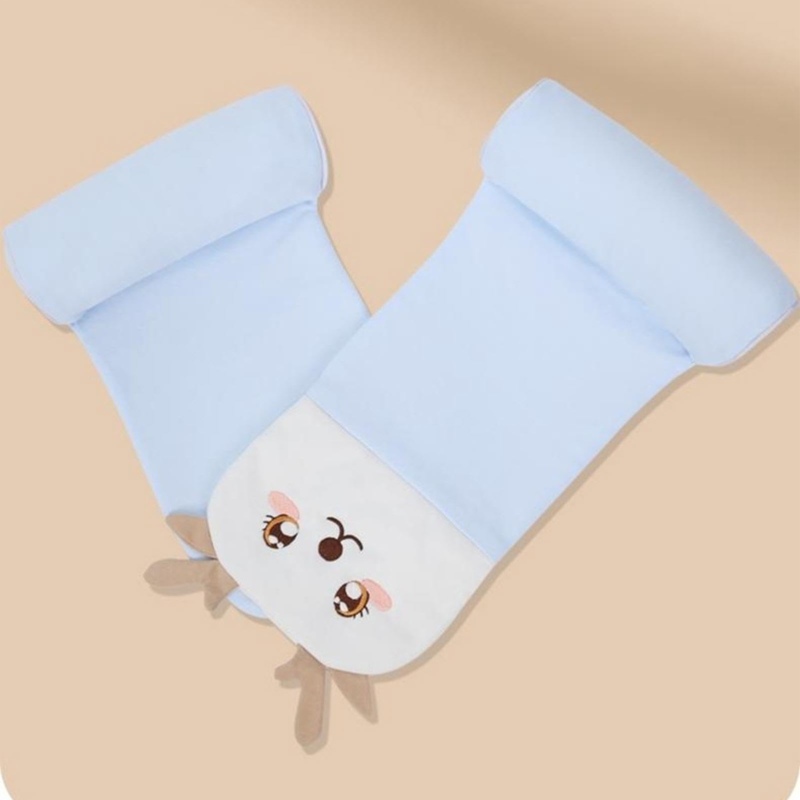 Cuscino Forma Testa Bambini Supporto Ergonomico Traspirante Antiscivolo | Supporto Confortevole Testa e Collo Per Bimbi e Bimbe Letti Seggiolini Auto Passeggini Asilo Viaggi Brevi