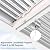 PURPLE LEAF Louvered Pergola 12' x 16' White Outdoor Aluminum Pergola with Roller Blinds Adjustable Gazebo Rainproof for Patio Deck Garden, 2 Short-Side