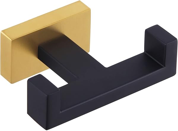 Angle Simple Towel Hook for Bathroom, 2 Pack Robe Hook for Wall, Coat Hook, Hand Towel Holder Rack