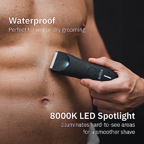 Bovem Globe Trimmer 2.0 Electric Razor For Men Pubic Hair, Body Hair Trimmer, Groin Hair Trimmer For Men, Balls Trimmer Men Electric Shaver, Mens Grooming Kit – Body, Face, Groin & Beard Hair Clippers #TOP3
