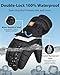 Winter Gloves Women Waterproof Snow Gloves for Cold Weather, 3M Thinsulate Ski Gloves Touchscreen with Anti-Slip Palm, Windproof Warm Gifts for Outdoor Snow Sports Skiing Snowboard Hiking Driving