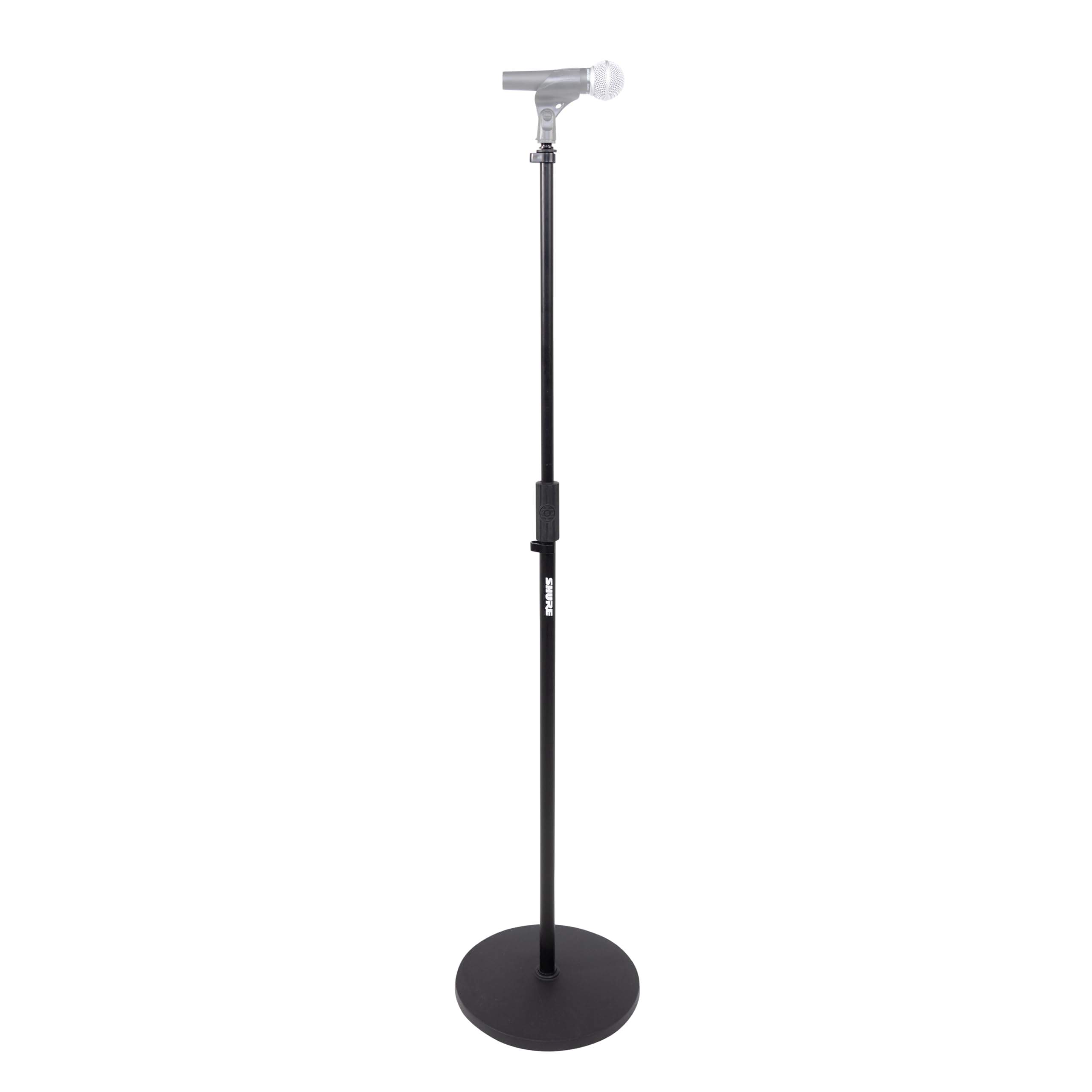 Shure by Gator, Asta Microfonica con Base Rotonda e Frizione a Torsione Regolabile in Altezza; (SH-RBMICSTAND12)