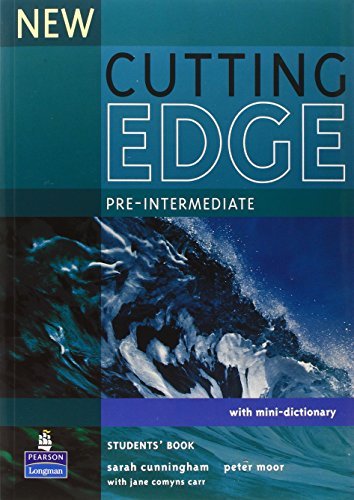 By Sarah Cunningham New Cutting Edge: Pre-intermediate: Student's Book: Pre-intermediate with Mini-dictionary (2nd Edition)