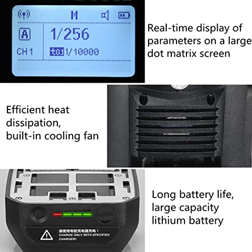 Godox AD600BM Outdoor Strobe Flash,Bowens Mount 600Ws GN87