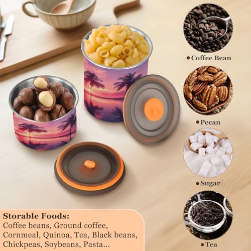 Envase Hermético de Acero Inoxidable para Café 900ml miniatura 5