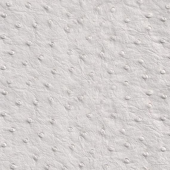 Faux Leather Vinyl Ostrich White Upholstery 54" Wide - by The Yard