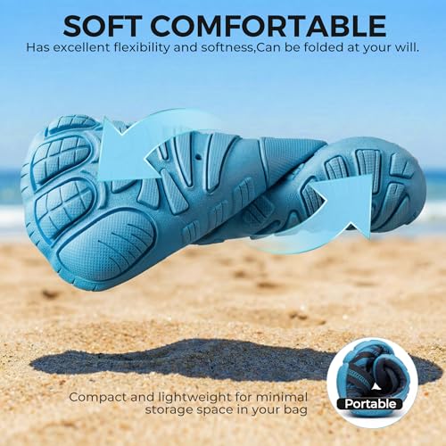 Image of SEEKWAY Barefoot Water Shoes for Kids - Wide Toe Box and Quick-Dry Sand Shoes Toddler for Hiking Swim Beach Pool Kayak Sport Accessories, Camping Essentials Must-Haves for Boys Girls Sizes