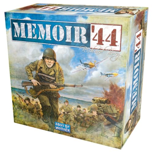 Asmodee Memoir '44 (Edición 2025) Juego de Mesa - Batallas Históricas de la Segunda Guerra Mundial con 20+ Escenarios, Niños y Adultos, Desde 8 años, 2-4 Jugadores, 45 Minutos de Juego, Español