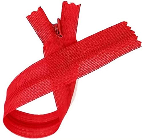 Jiliguala 39 Color 40Cm Tailor Sewing Nylon Coil Closed End Invisible Zippers For Diy Bags,Clothing（15.74 Inch） #TOP6
