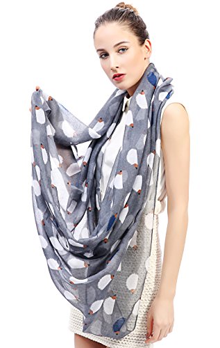 Hedgehog Animal Print Women's Infinity Scarf Lightweight4