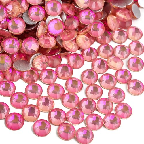 Image of Rhinestones for Crafting Gems 2mm SS6 Pink Rose Crystal 1440pcs