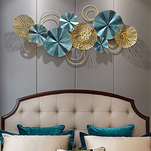 Kedam 3D Wall Decor Metal Art Decor Wall Sculpture For Living Room Porch Room Bedroom Modern Art Decoration 46.5X22.8 Inches #TOP5