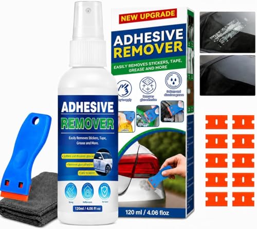 Clennaner Adhesive Remover, 4.06 Oz Sticker Remover for Cars, Windows,