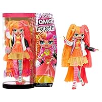 L.O.L. SURPRISE! OMG Fierce Neonlicious Fashion Doll with 15 Surprises Including Outfits and Accessories for Fashion Toy, Girls Ages 3 and up, 29cm Doll, Collector