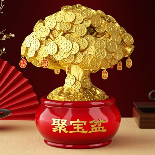 Arbre de richesse Feng Shui comme objet de présentation de salon - 7
