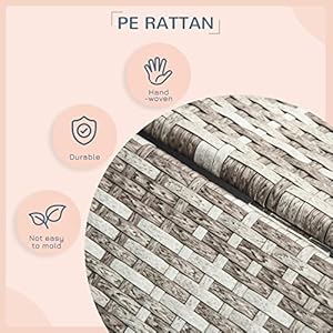 PawHut-Wicker-Dog-House-Outdoor-with-Canopy-Rattan-Dog-Bed-with-Water-Resistant-Cushion-for-Small-and-Medium-Dogs-Charcoal-Gray - Cucciolini Doodles   PawHut-Wicker-Dog-House-Outdoor-with-Canopy-Rattan-Dog-Bed-with-Water-Resistant-Cushion-for-Small-and-Medium-Dogs-Charcoal-Gray