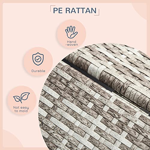 PawHut-Wicker-Dog-House-Outdoor-with-Canopy-Rattan-Dog-Bed-with-Water-Resistant-Cushion-for-Small-and-Medium-Dogs-Charcoal-Gray - Cucciolini Doodles   PawHut-Wicker-Dog-House-Outdoor-with-Canopy-Rattan-Dog-Bed-with-Water-Resistant-Cushion-for-Small-and-Medium-Dogs-Charcoal-Gray
