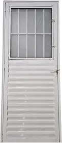 Porta Social C/postigo 210x080 Branco Lado Direita L.25