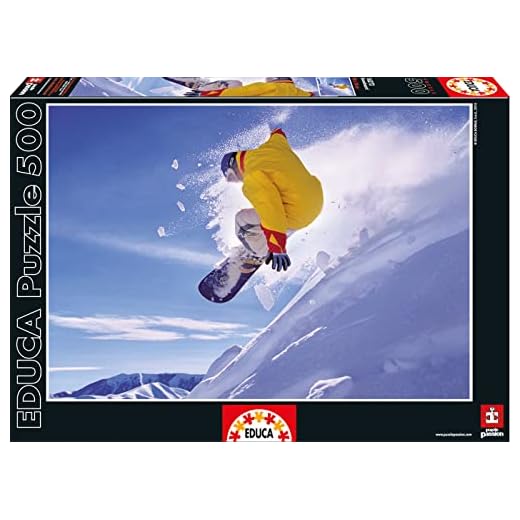 Puzzles Educa - Puzzle Snowboard, 500 Piezas (16273)