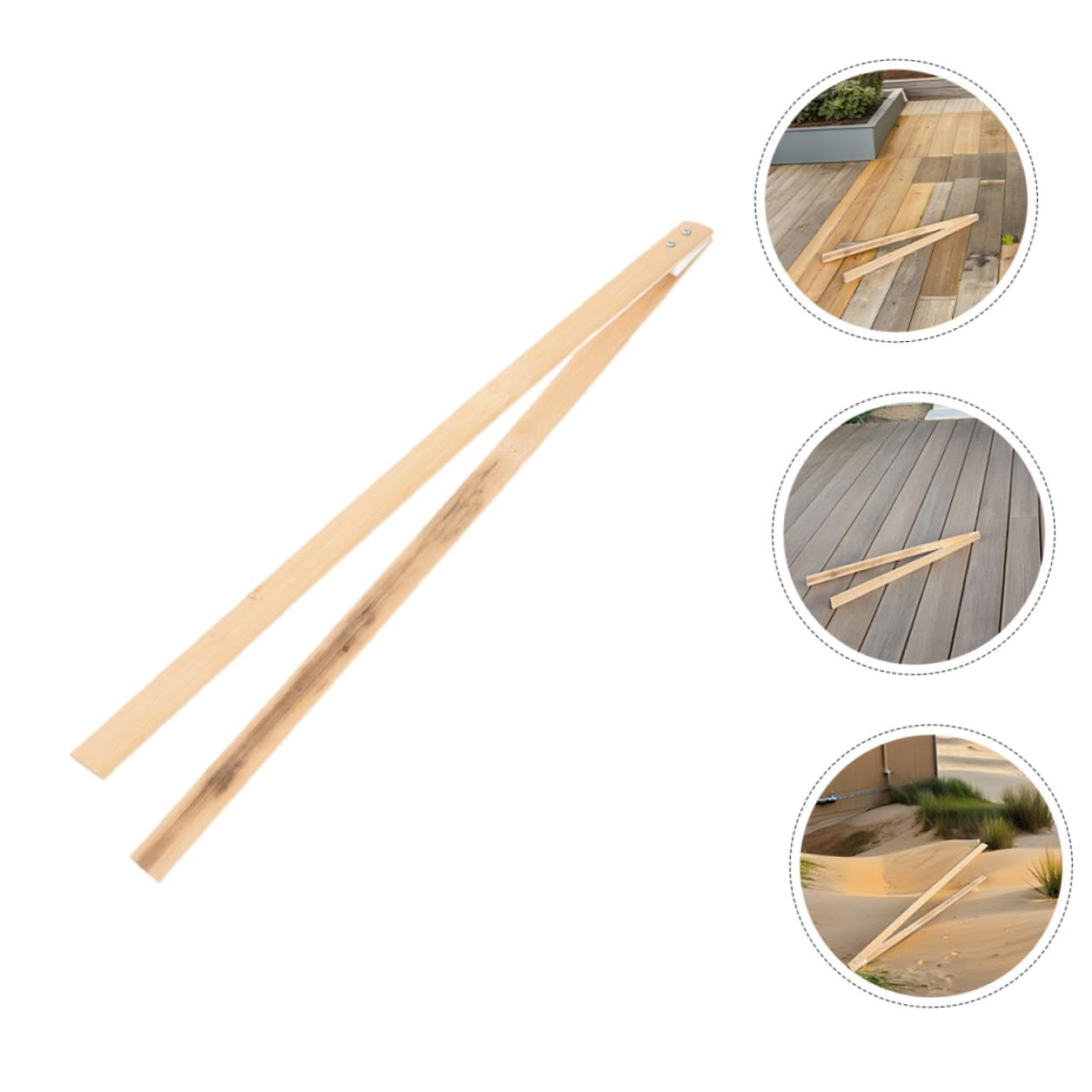 2pcs 45cm Trash Pickers Grabber Tool Long Handle, Lightweight Garbage Grabber Sticks for Outdoor Litter Collection and Sanitation Cleaning
