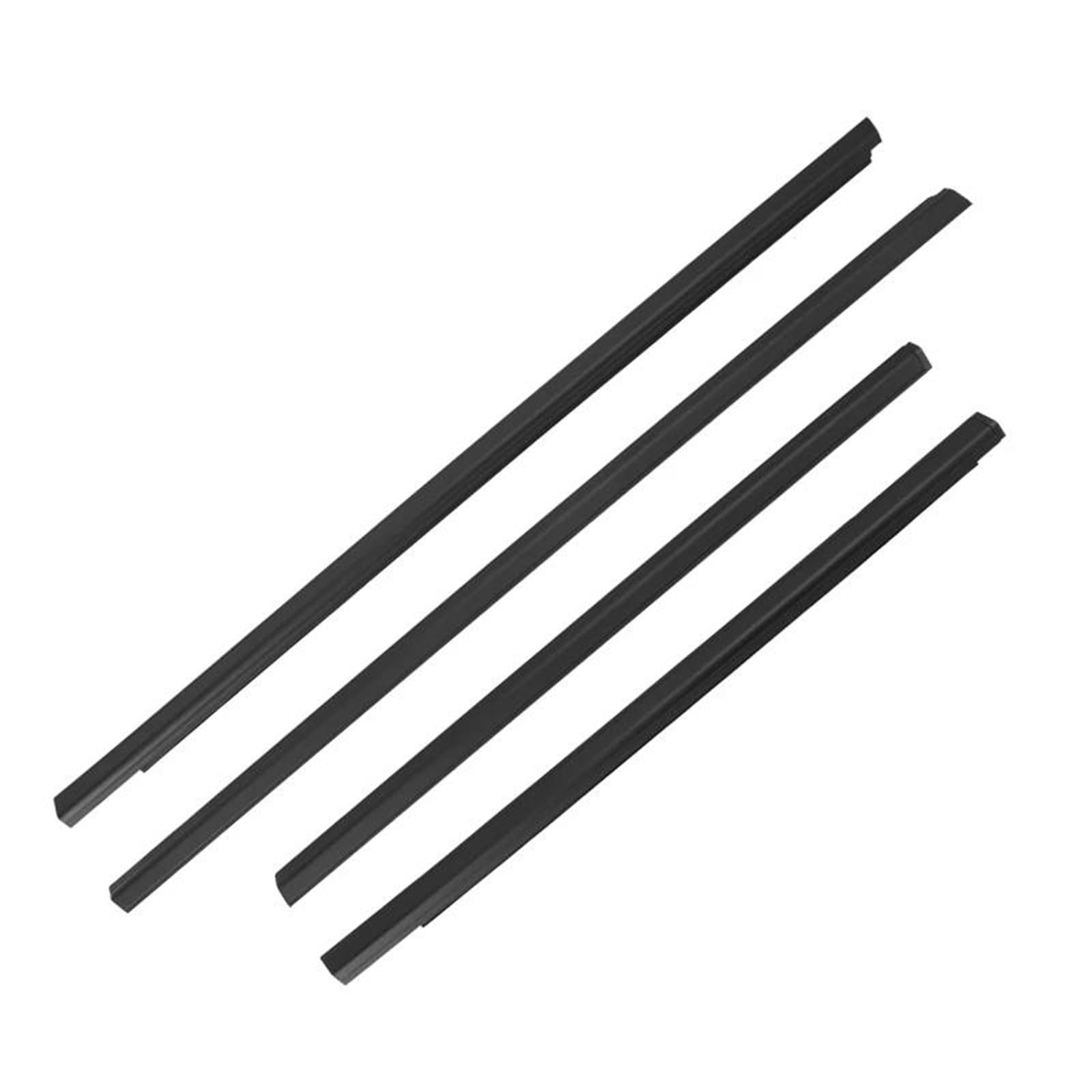 4Pcs/Set Window Glass Weatherstrip Sealing Strip 80820-5M00A for Nissan for Sentra 2001-2006 Moulding Trim ATGCBCAUF