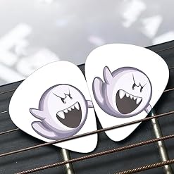 Médiator de guitare en forme de fantôme avec 12 médiators tendance et durables dans une boîte pour ukulélé guitare électrique basse - Les Beatles, Paul McCartney, John Lennon, RIngo Starr, George Harrison Médiator de guitare en forme de fantôme avec 12 médiators tendance et durables dans une boîte pour ukulélé guitare électrique basse – Image 7