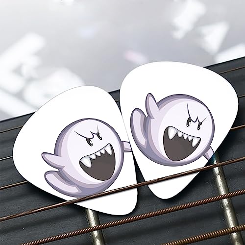 Médiator de guitare en forme de fantôme avec 12 médiators tendance et durables dans une boîte pour ukulélé guitare électrique basse - Les Beatles, Paul McCartney, John Lennon, RIngo Starr, George Harrison Médiator de guitare en forme de fantôme avec 12 médiators tendance et durables dans une boîte pour ukulélé guitare électrique basse – Image 8