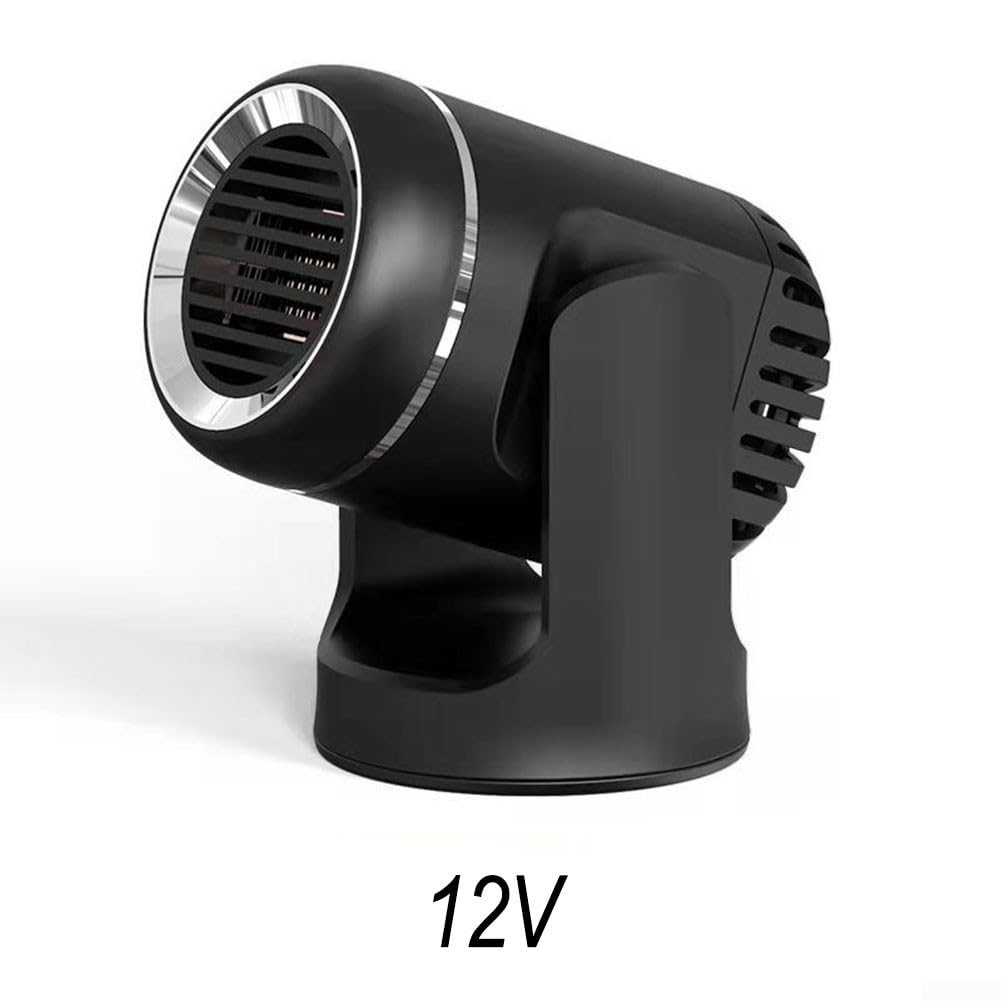 Chauffage d'appoint portable compact 12 V/24 V pour voitures, idéal pour dégivreur de pare-brise pour SUV et camions par temps froid (12 V)