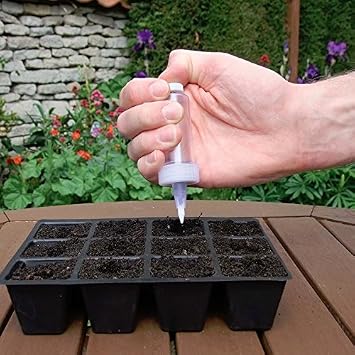 CrazyGadget  Gardening Super Seeder Tool - Sow Your Seeds Accurately - Set of 5