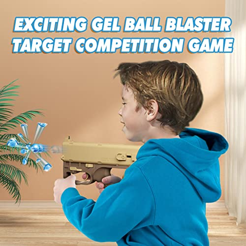 Gelbom Quasar Stats Electric Gel Ball Blaster For Outdoor Activities Shooting Games, Eco-Friendly Water Bullet Splatter Ball Gun With Adjustable Semi Or Automatic Dual Modes For Kids And Adults, Brown #TOP6