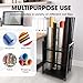 J JACKCUBE DESIGN Blueprint Storage Rack, Blueprint Metal Holder 20 Slots Rolling File Cart Organizer for Architectural Construction Plan, Wrapping Paper, Art Supplies (Black)- MK1301A