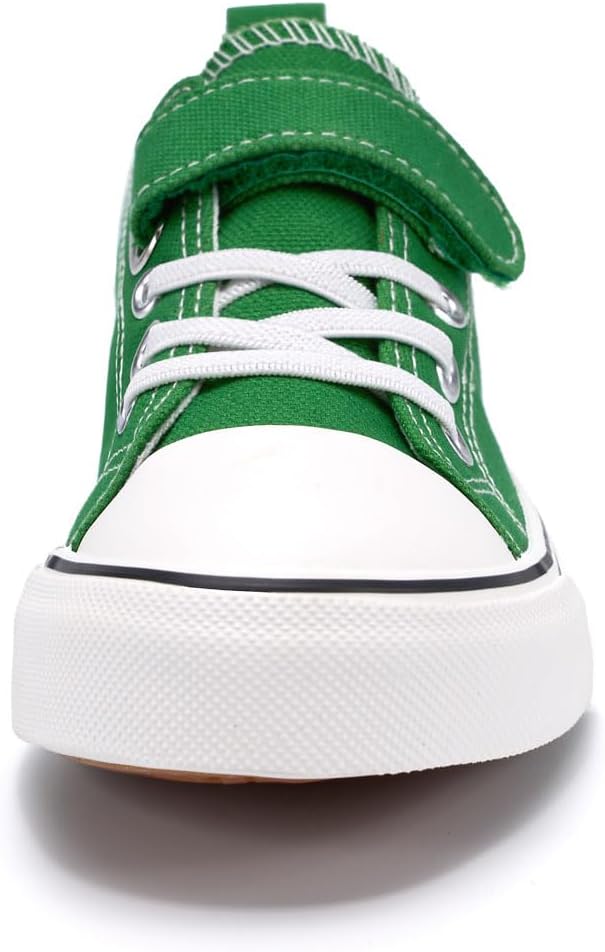 Zoroadke Toddler Boys and Girls Sneakers Low Top Adjustable Strap Canvas Shoes for Kids - Image 5
