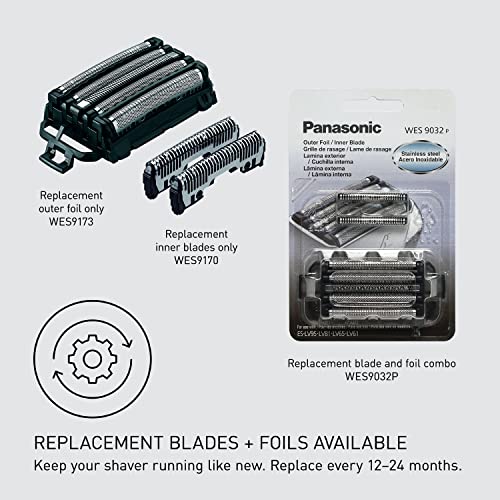 Panasonic Barbeador elétrico ARC5 para homens com aparador pop-up, barbeador elétrico de 5 lâminas s