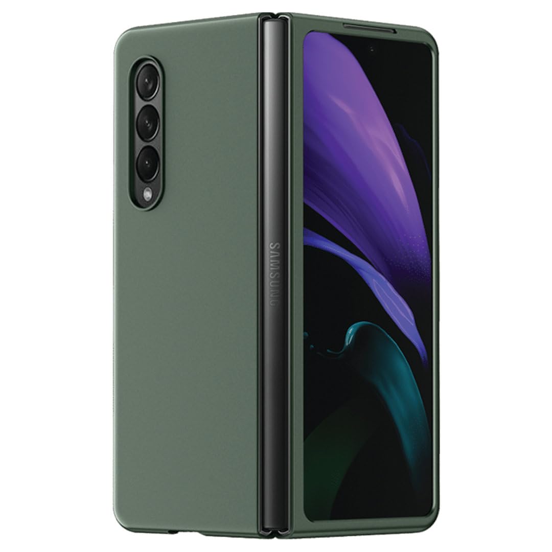 DailyObjects Thermoplastic Polyurethane Mobile Phone Case Cover for Samsung Galaxy Z Fold 3, Green Slim Back Cover, Designer Matte Finish, Hard Ultra Protective & Anti Shock with Screen Protection (B09HMXKMS7) Amazon Price History, Amazon Price Tracker