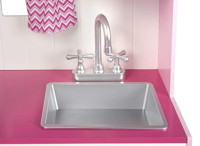 Foto 7 de 8 de Leomark Cocina de Madera Grande para Niñas Rosa Pink Play, Accesorios
