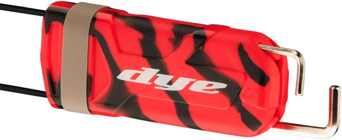 Dye Flex Paintball Barrel Sock (TWST Red/Black)