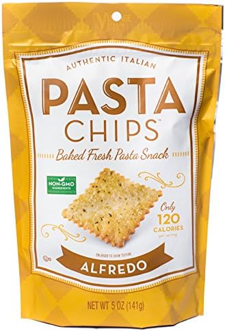 Pasta Chips, Alfredo, 5 Ounce (Pack of 12)