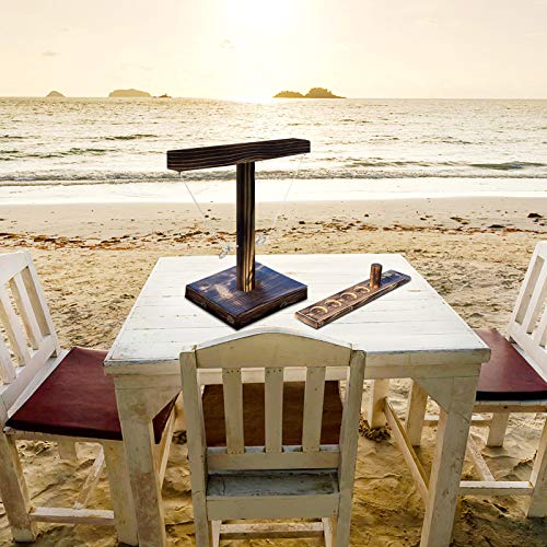 image for Kidyawn Ring Toss Games for Adults, Handheld Games with Shot Ladder Bu