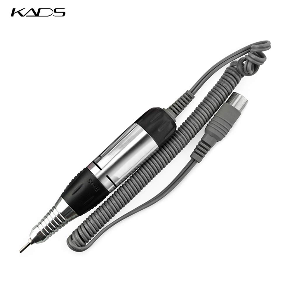 KADS Máquina de manicura eléctrica profesional para taladro de uñas, lima de pedicura, pulimento, forma de bolígrafo, herramienta acrílica, producto de cuidado de dedos de los pies (negro)