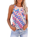 A-Form Locker und in Falten gelegtesTop Drucken Yoga Bequem und Leicht Locker Damen Tank Top Basic Lauftop Fitness Running Shirt Oberteile S M L XL XXL Pink Schwarz