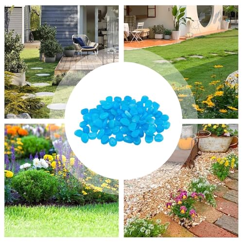 Piedras luminosas para acuario y decoración de patios o senderos en exteriores 4