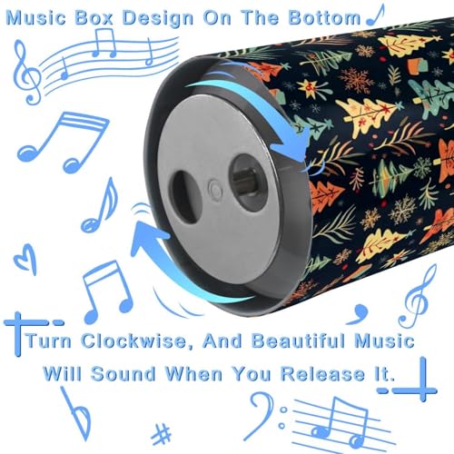 Boîte à musique porte-crayons pour trier un bureau encombré de stylos