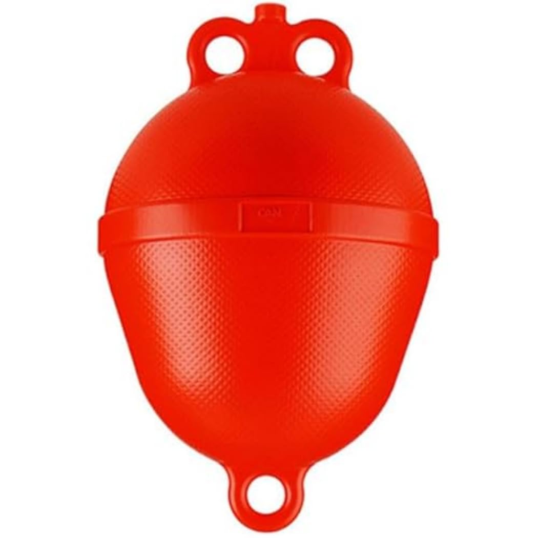 Mooring Buoy Orange Rigid Plastic