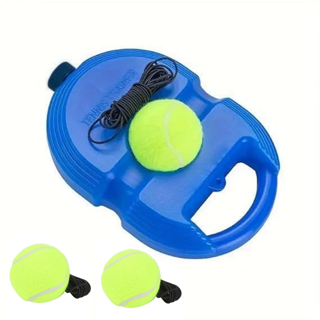 WOPPCART Tennis Trainer Rebound Baseboard Tennis Ball Self-Study Practice Tool Equipment Sport Exercise for Beginner with Extra 2 Balls and Including (No Racket Included) (Portable) (B0D56V5C2Y) Amazon Price History, Amazon Price Tracker